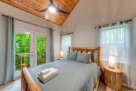Bedroom with french doors